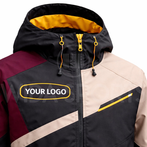 Chaqueta de Esquí Impermeable y Cortavientos con Bloques de Color Premium 2026, Chaqueta de Snowboard Unisex para Invierno, Montaña y Actividades al Aire Libre, Fabricación OEM - Product Image 5