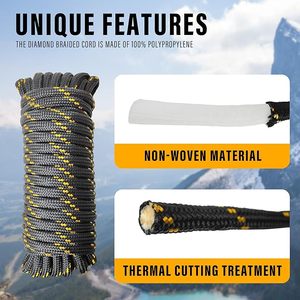 Cuerda de Embalaje Resistente y Flexible de 12 mm para Exportación y Logística, Cuerda de Nailon de 12 mm de Longitud Personalizada para Remolque y Tracción - Product Image 4