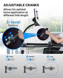 Pedal <b>Exerciser</b> for Elderly <b>Leg</b> Exercise Bike Seated Pedal <b>Exerciser</b> with LCD Monitor Rehabilitation Recovery Therapy - Product Image 4