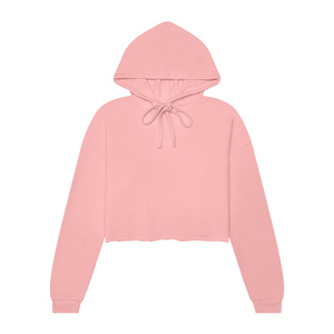 เสื้อฮู้ดครอปออกกำลังกายสำหรับผู้หญิงไซส์ใหญ่ ODM/OEM ขายส่ง ยอดขายดี สีพื้น เสื้อฮู้ดลำลอง - Product Image 1