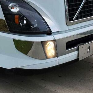 Luces Antiniebla de Repuesto para Camión Volvo VN VNL 630 670 730 780, Compatibles con los Modelos 2003-2017, Lámparas Halógenas Negras, Par para el Lado Izquierdo del Conductor - Product Image 5