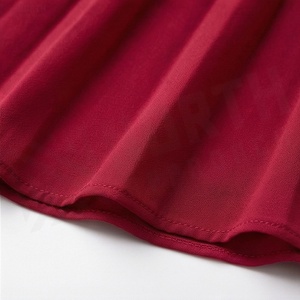 Falda Midi Plisada de Gasa para Mujer, Color Sólido, Elegante, Largo hasta la Rodilla, Cintura Regular, Tela Suave, para Todas las Temporadas - Product Image 6