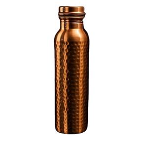 Bouteille d'eau de style américain de grande capacité, écologique, en cuivre martelé, pour le camping, les voyages, l'utilisation en extérieur - Personnalisable - Product Image 1