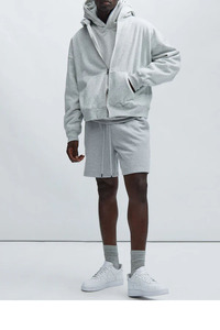 Sweat-shirt à capuche zippé pour homme, personnalisé, en coton de haute qualité, imprimé, style streetwear décontracté, vente en gros - Product Image 4