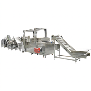 Ligne de production de chips de pommes de terre à haute efficacité 220V/380V, fabrication industrielle entièrement automatique de frites surgelées - Product Image 2