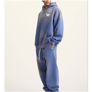 Conjunto Deportivo Moderno de Estilo Urbano, Chaqueta y Pantalones Holgados para Comodidad Diaria, Chándal Holgado para Hombre con Costuras de Alta Calidad - Product Image 1