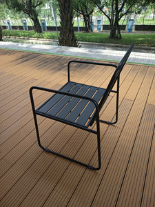 Silla Metálica para Exteriores, Estructura de Acero, Diseño Minimalista, Resistente al Agua, Muebles Duraderos - Product Image 5