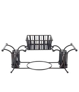 Organisateur de couverts galvanisé pratique avec poignée pour un déplacement facile dans la cuisine et la salle à manger - Product Image 4