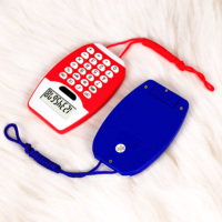 Calculatrice de tables de fonction financière de bureau d'impression de logo personnalisé de promotion mini calculateur de coût de poche solaire à 8 chiffres