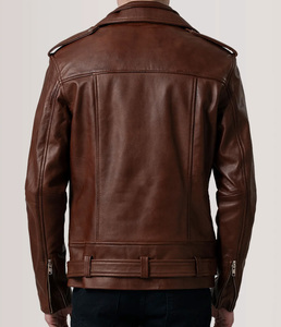 Chaquetas de Cuero Genuino Hechas a Mano para Hombre, Estilo Vintage, Nueva Llegada, Alta Calidad, Estilo Motero, para Senderismo al Aire Libre, Aspecto Elegante - Product Image 4