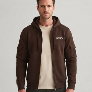 Sweat à capuche personnalisé pour homme 100% coton, coupe ample en molleton, épaules tombantes, style streetwear épais, broderie patchwork - Product Image 3