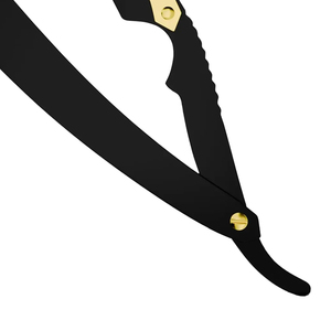 Premium <b>Straight</b> Edge Barber <b>Razor</b> Stainless Steel Folding Shaving <b>Razor</b> with Ergonomic Handle for Smooth Precision Shaving - Product Image 4