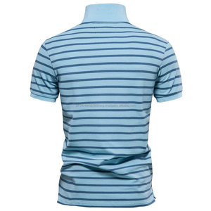 ¡Novedad de 2025! Polo moderno con logotipo personalizado de Golf informal liso para hombre, Polo de punto, camisa de alta calidad a la venta - Product Image 3