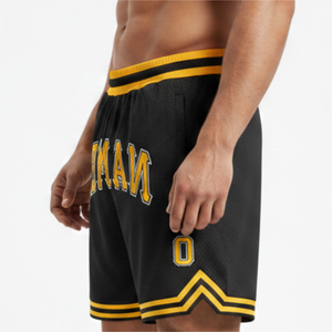 Shorts de sport athlétiques de haute qualité OEM, logo personnalisé, shorts décontractés pour la salle de sport, entraînement, basketball, séchage rapide, shorts en mesh pour hommes - Product Image 3