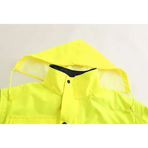 Bulk Discount Heavy Duty Lightweight Multiple Pocket Security Guard Uniform Waterproof Oxford Made Reflective Hi Vis Work Jacket - Product Image 5
