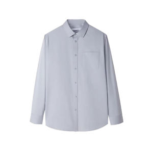 Camisa de Vestir para Hombre, Talla Grande, Estilo Japonés, Diseño de Puntos Poplin, Poliéster/Algodón, Camisa Casual de Negocios para Hombre, Algodón y Bambú, Gran Venta - Product Image 5