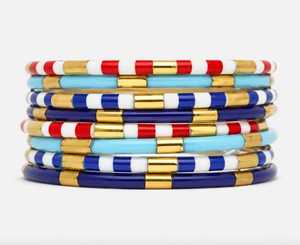 Brazaletes de Latón con Baño de Oro y Resina Hechos a Mano para Mujer, Joyería de Moda, Venta al Por Mayor, Brazalete de Diseño Premium, Nueva Colección - Product Image 3