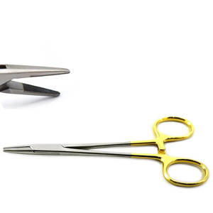 ชุดอุปกรณ์ถอดไหมเย็บแผลระดับมืออาชีพ TC Mayo Hegar Needle Holder กรรไกรผ่าตัด - Product Image 2