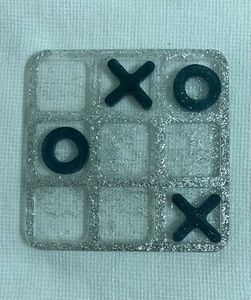 ชุดเกมติ๊กแท็กโทเรซิ่นสีชมพูวิบวับ ดีไซน์ทันสมัย พร้อมตัว X และ O - Product Image 6