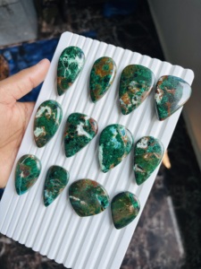 คริสโซคอลล่าคุณภาพสูง 100% จากธรรมชาติ รูปทรงผสมสำหรับทำเครื่องประดับ - Product Image 3