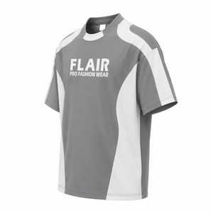 T-shirt en jersey de coton surdimensionné personnalisé pour la mode |   T-shirt col rond streetwear premium | - Product Image 5