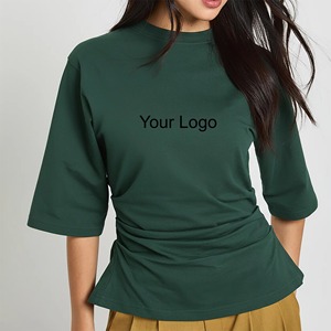 T-shirt pour femme à manches courtes, décontracté, à porter tous les jours, qualité supérieure, nouveau look, style oversize, t-shirt pour femme 2026 - Product Image 6