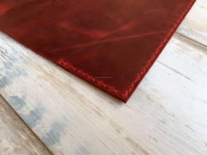 Luxury Genuine <b>Leather</b> Heavy Duty Smell Proof Comfortable <b>A5</b> Refillable Journal <b>Notebook</b> <b>Cover</b> Case for Office Use LNBC-0134 - Product Image 5