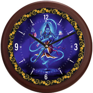 Liviya Radha Krishna Designer Wall <b>Clock</b>-Personalized <b>Digital</b> Printing Plastic Promotional Office Back School Christmas Decor - Product Image 5