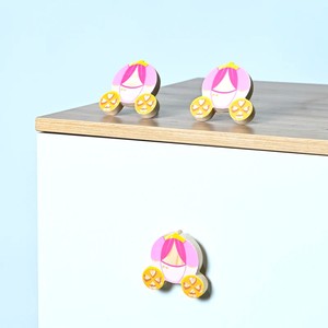 Handmade Modern Pine Wood Princess Carriage Drawer <b>Knobs</b> <b>Cabinet</b> Handles Durable Easy Installation Kids Multicolor Handles - Product Image 5