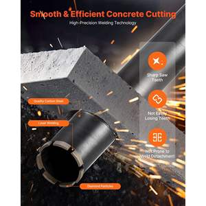 High-Precision 1-1/4 In-7 Internal Thread Diamond Core <b>Drill</b> <b>Bit</b> <b>for</b> <b>Masonry</b> <b>Concrete</b> 6 Pieces 1/2/3/4/5/6 Drilling <b>Concrete</b> - Product Image 6