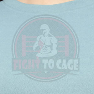 Haut court chic à col rond et manches rayées, en coton mélangé respirant, côtelé, minimaliste, à manches longues, style streetwear pour femme - Product Image 6