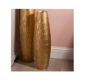 Nouvelle décoration de sol pour mariage, vase à fleurs en métal fini, décoration de table et de sol de restaurant, vases à fleurs de luxe - Product Image 4