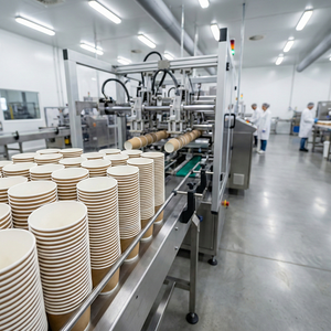 Vente en gros de gobelets en papier à paroi ondulée de 8 oz (250 ml), gobelets isolés pour boissons chaudes, pour café, boulangerie, restaurant et approvisionnement en gros - Product Image 4