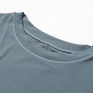 Camiseta Corta de Alta Calidad Personalizada para Mujer, Ecológica, Transpirable, de Secado Rápido, Ajustada, de Algodón, con Hombros Caídos, 220g, Estilo Urbano - Product Image 5