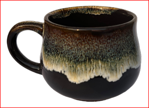 Mug à café en céramique Noir mat finition mate Design minimaliste Passe au lave-vaisselle Utilisation domestique - Product Image 2