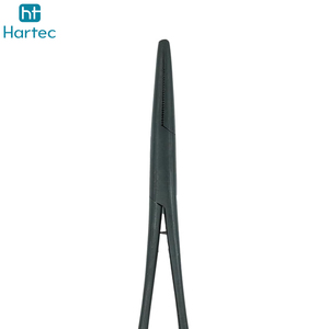 Pince de pêche ergonomique à poignée bleue, à bec droit, avec verrou, hémostatique, antidérapante, pour retirer les hameçons, outils de pêche - Product Image 5