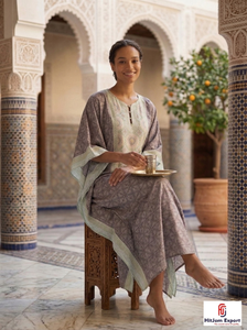 Women Printed <b>Kaftan</b> Dress Loose Fit Beach Wear <b>Summer</b> Cover Up Island Resort Style Lightweight Fabric Bulk Supply - Product Image 6