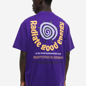 Camisetas de Manga Corta para Hombre de Color Sólido - Corte Holgado, Resistentes al Viento, Poliéster/Algodón, Precio de Fábrica, Mejor Calidad - Product Image 5
