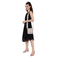 Sac de soirée de luxe fait main pour femme Brazeal Studio Designer, pochette de mariage brodée de sequins et perles, avec sangle personnalisable