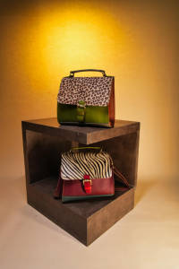 Bolso bandolera de Color rechoncho de cuero reciclado de nuevo estilo, bolso de cuero de piel con estampado de animales de alta calidad, bolso de hombro multicolor para mujer - Product Image 3