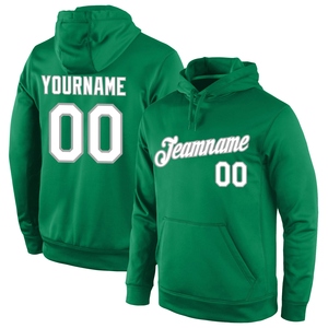 Sweat-shirt à capuche sportif vert, blanc et gris, nouvelle conception, sur mesure, vente en gros directe pour l'industrie - Product Image 1