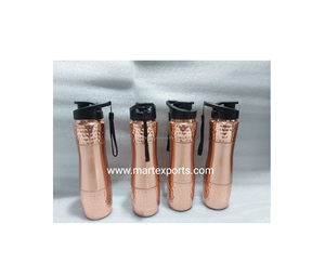 Premium Quality Personalized Pure Copper Water <b>Bottle</b> Glass Lid Wholesale Supply for Daily Use Travel Boiling Water Applicable - Product Image 6