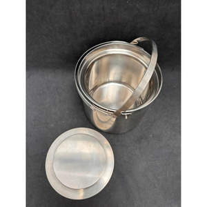 Wine Chiller Metal <b>Ice</b> Bucket Manufacturer Wholesale Price High Quality Stainless Steel Champagne Beer Beverage Barware Buckets - Product Image 5