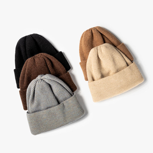 Wholesale Premium Soft Acrylic Classic Beanie Thermal <b>Winter</b> <b>Cap</b> OEM OEM Custom High Stretch Acrylic Classic Beanie Daily - Product Image 2