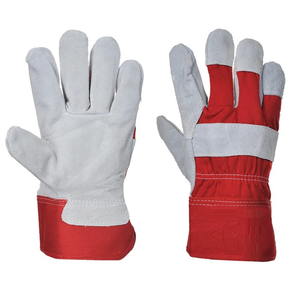 Guantes de Soldadura de Cuero Vacuno para Trabajo Eléctrico, Soldadura TIG/MIG, Protección contra Argón, Venta al Por Mayor - Product Image 1