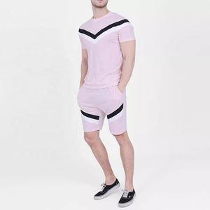 Conjunto de Pantalones Cortos Deportivos de Verano Unisex, Transpirables, Talla Grande, Casuales, Estampados, Ecológicos, con Camiseta de Manga Corta, Ligeros, de 2 Piezas - Product Image 3