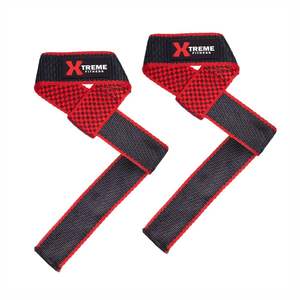 Sangles de levage en polyester-coton rembourrées antidérapantes de grande qualité pour le soutien du poignet – Idéales pour l'été, la musculation, le powerlifting et la force athlétique - Product Image 1