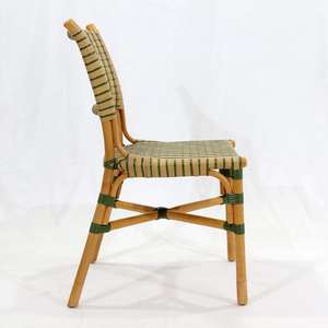 เก้าอี้รับประทานอาหารหวายทันสมัยพร้อมพนักพิง ดีไซน์เรียบง่าย เป็นมิตรกับสิ่งแวดล้อม เฟอร์นิเจอร์ทนทานสำหรับร้านอาหาร คาเฟ่ อพาร์ตเมนต์เชิงพาณิชย์ - Product Image 3