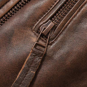 Chaqueta de cuero para hombre, cómoda para uso diario, estilo premium, urbana, informal, con un atractivo moderno, chaqueta de invierno - Product Image 6