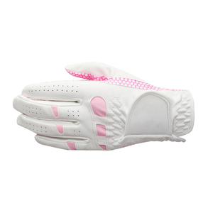 Sheepskin Genuine Cabretta Leather Professional Non-Slip Golf <b>Gloves</b> Men White Spandex Palm Thickening Hands Gift - Product Image 2